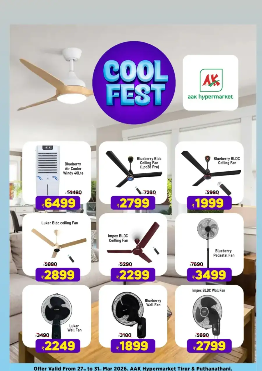 AAK Hypermarket Puthanathani Month End Saver | Ends March 31