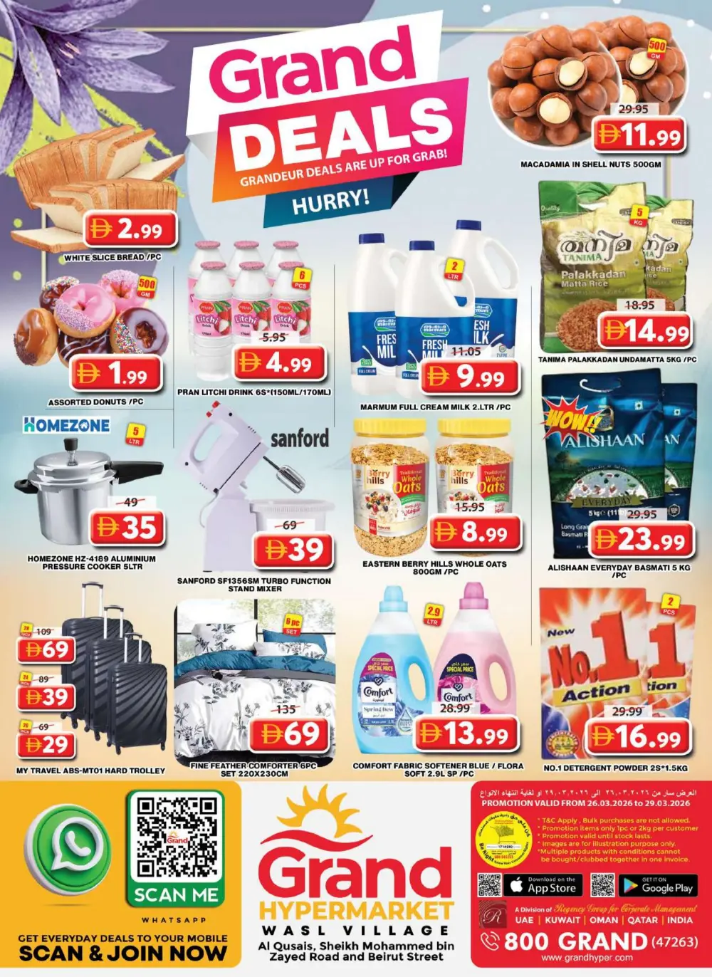 Grand Hypermarket Wasl Village Grand Deals | Ends Sunday