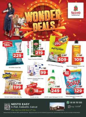 Wonder deals In Nesto Hypermarket Calicut