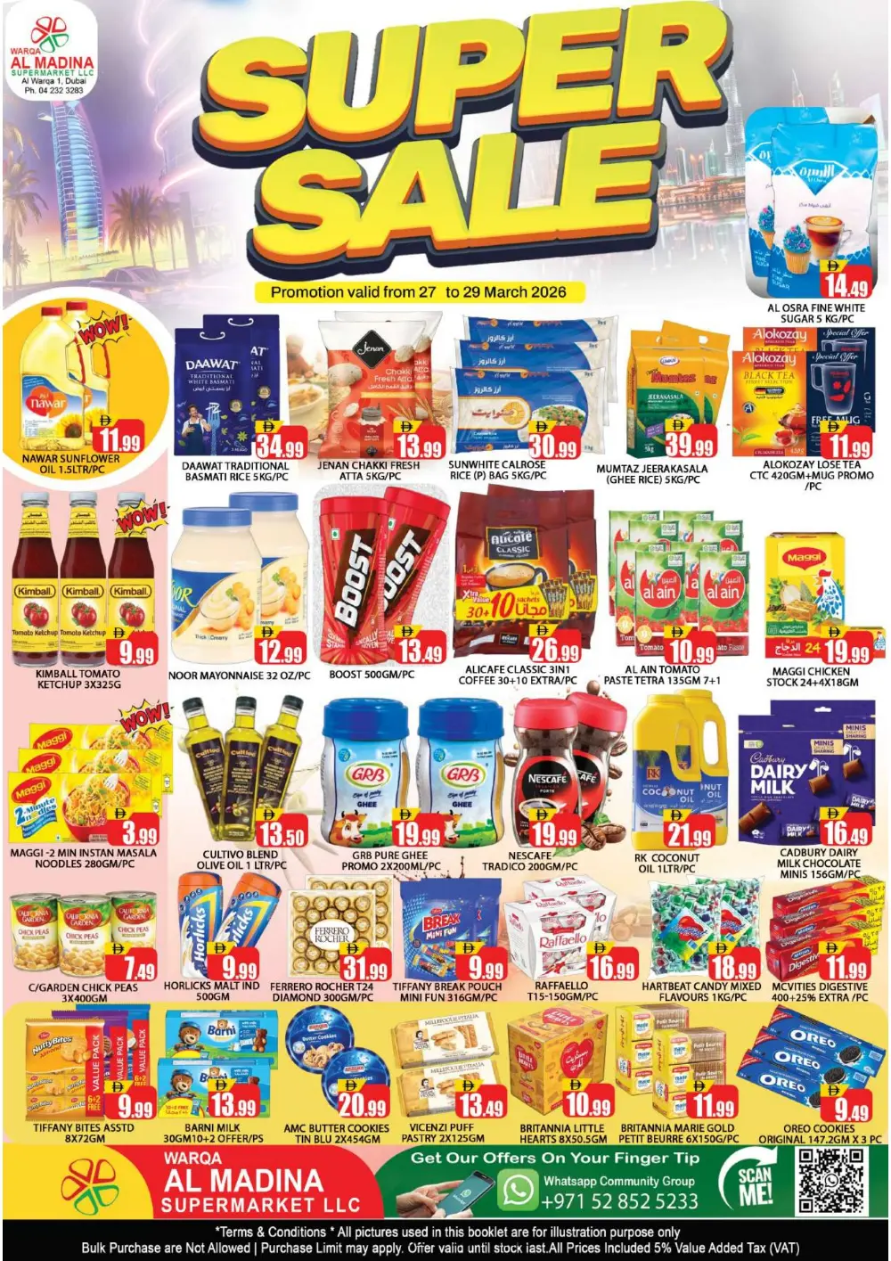 Al Madina Al Warqa 1 Super Sale | Ends Sunday