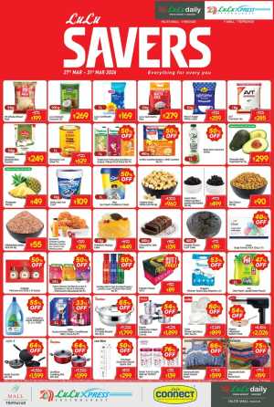 LuLu Thrissur & Triprayar Savers Sale | Ends Tuesday - Huge Savings! In Lulu Hypermarket Thrissur