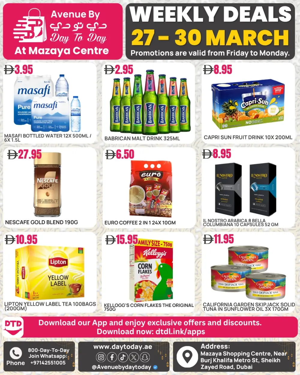 Day To Day Mazaya Centre Weekly Offers | Ends Monday