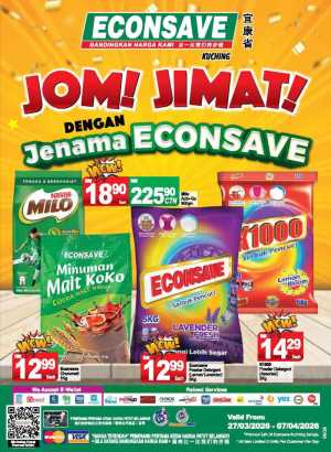 Econsave Kuching Jom Jimat Offers | Ends 07 April In Econsave Sarawak