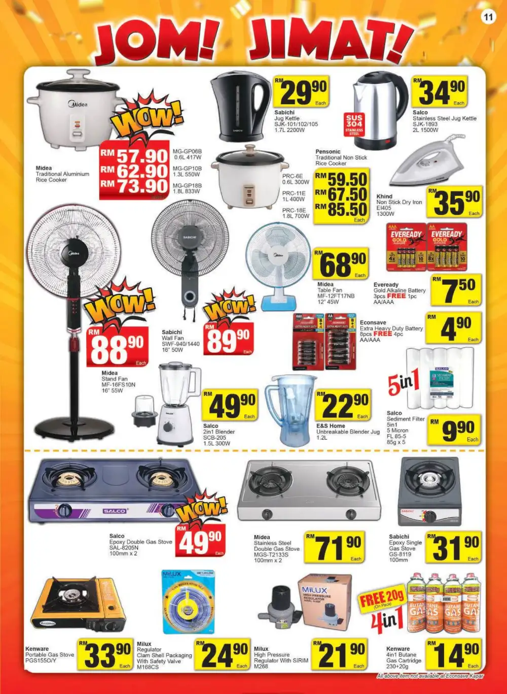 Econsave Semenanjung Malaysia Jom Jimat | Ends 07 April