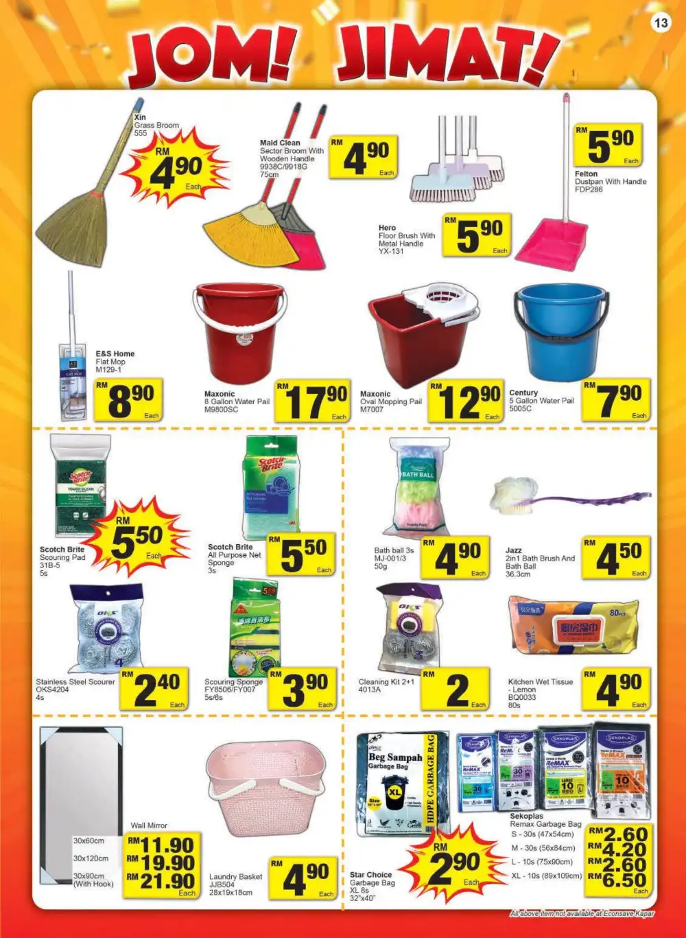 Econsave Semenanjung Malaysia Jom Jimat | Ends 07 April