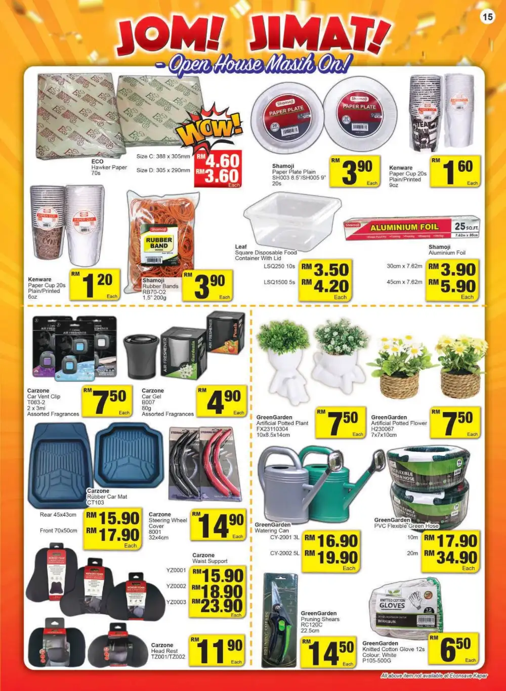 Econsave Semenanjung Malaysia Jom Jimat | Ends 07 April