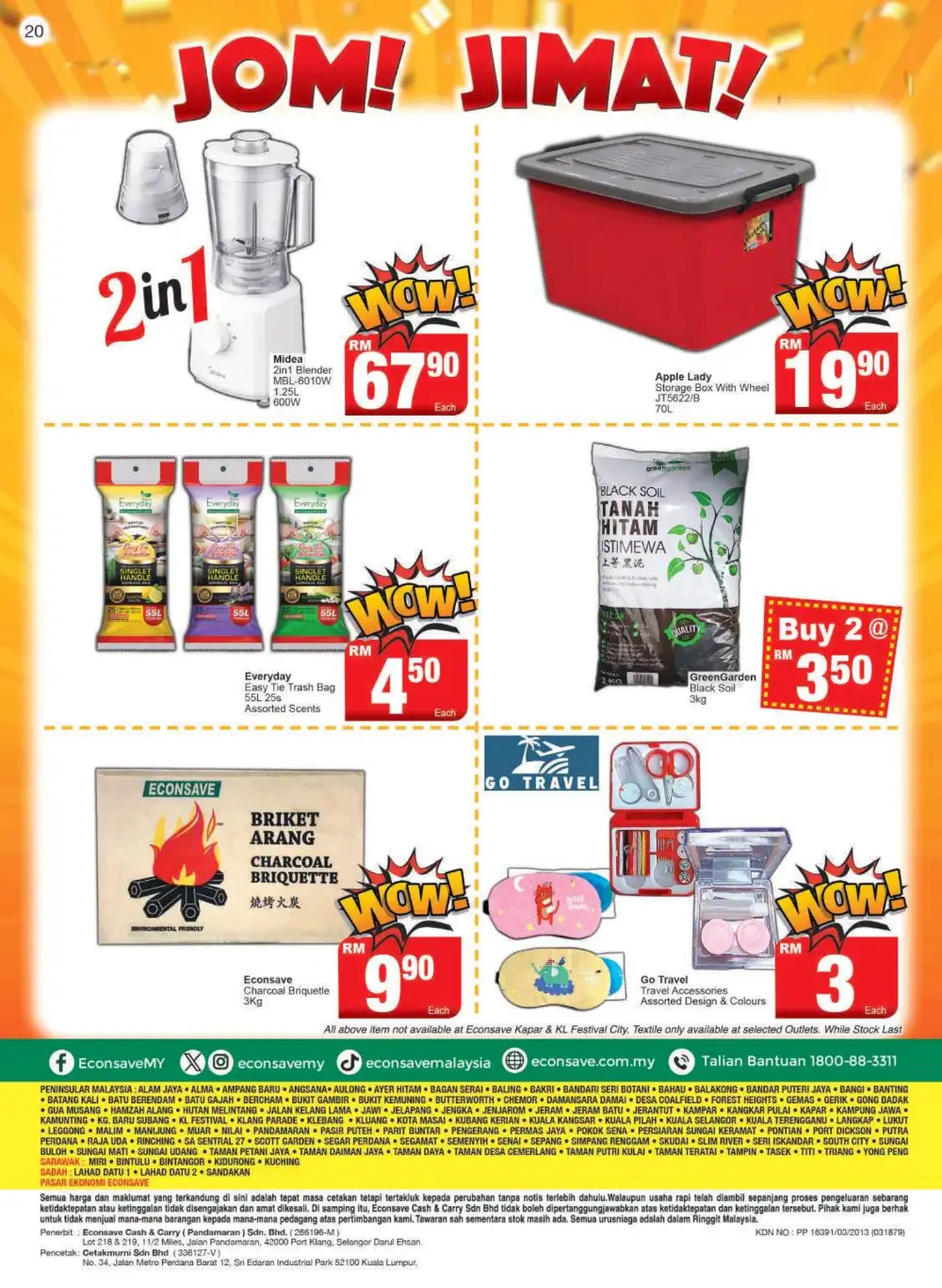 Econsave Semenanjung Malaysia Jom Jimat | Ends 07 April