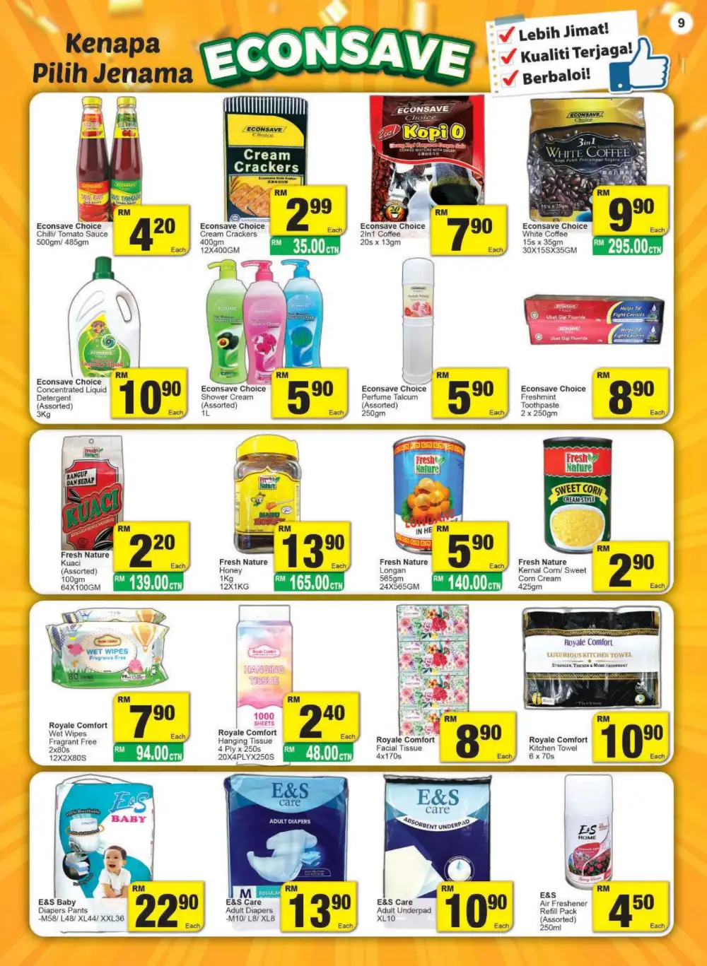 Econsave Semenanjung Malaysia Jom Jimat | Ends 07 April
