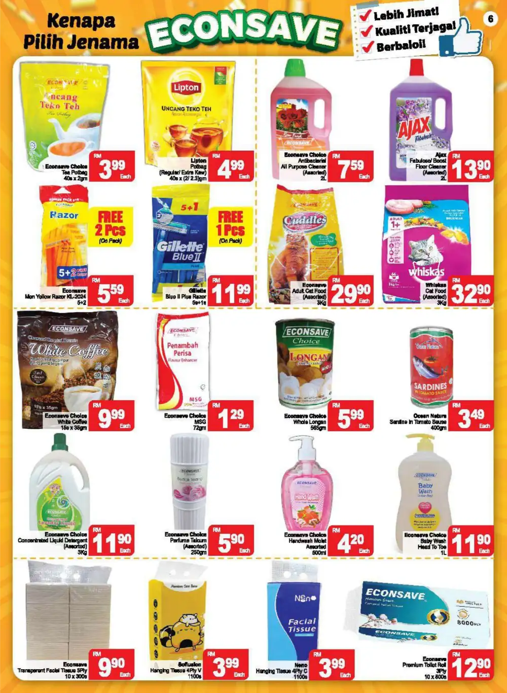 Econsave Miri & Bintulu Jom Jimat Offers | Ends 07 April