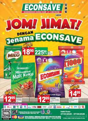 Econsave Sabah Jom Jimat Offers | Ends 07 April In Econsave Sabah