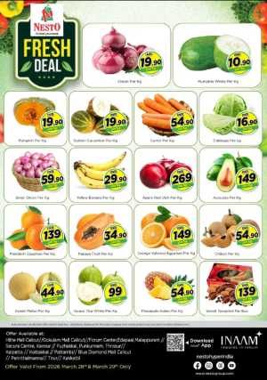 Fresh Deals In Nesto Hypermarket Calicut,Malappuram,Kannur,Thrissur,Wayanad,Palakkad
