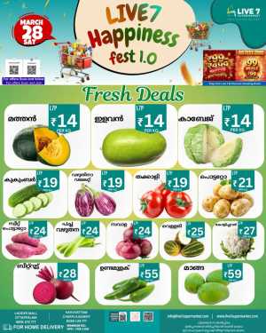 Fresh deals In Live7 Supermarket Palakkad