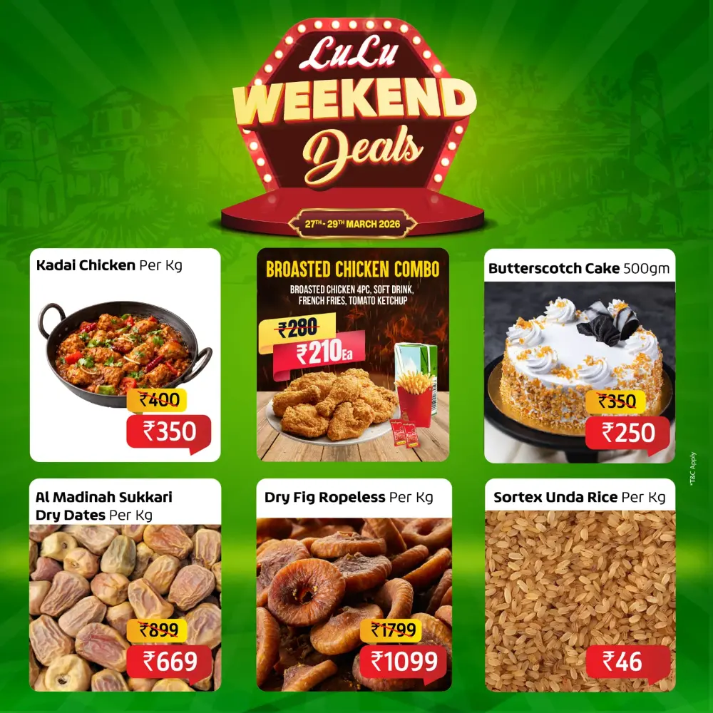 LuLu Kottiyam Weekend Deals | Ends Sunday