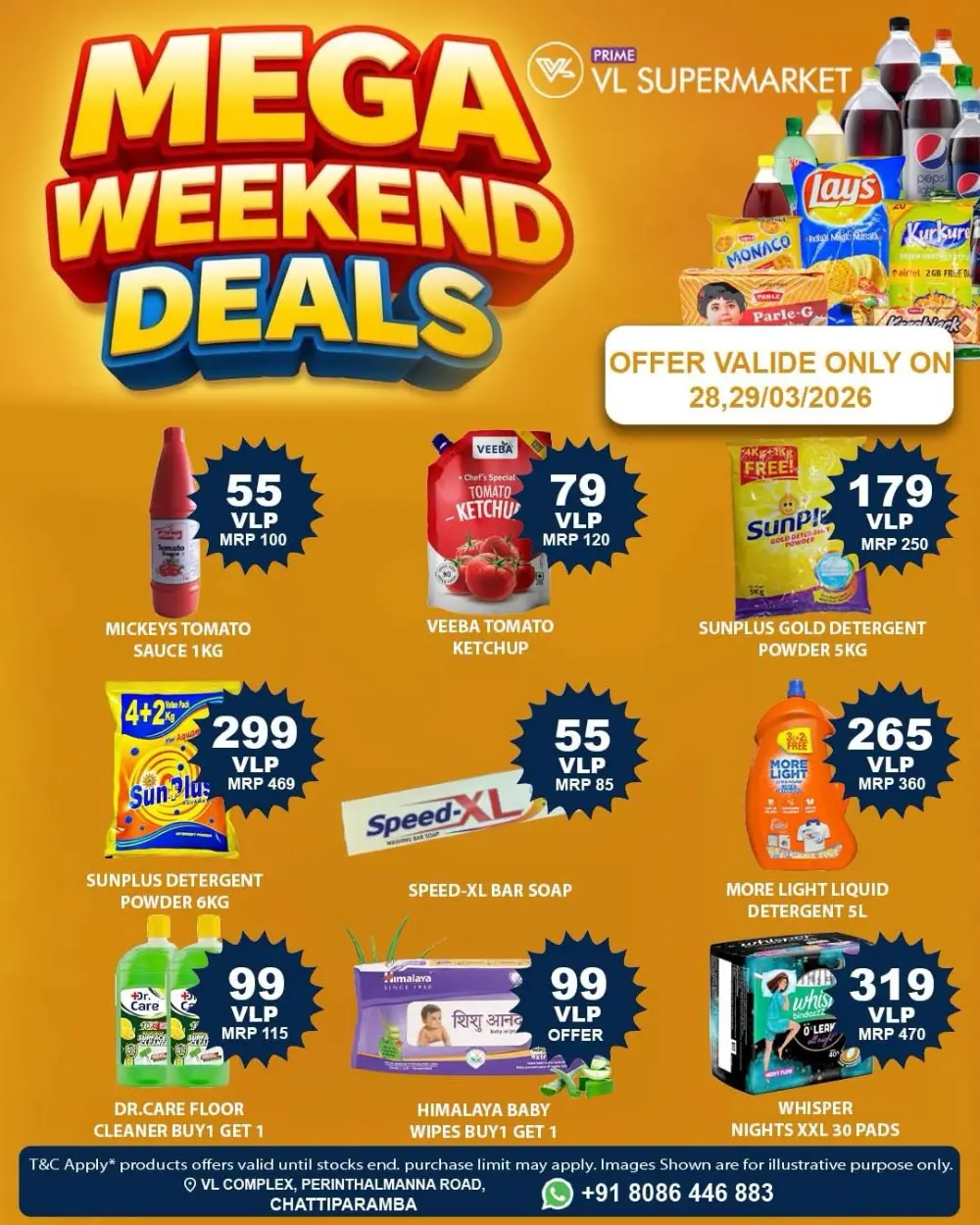 Mega weekend sale