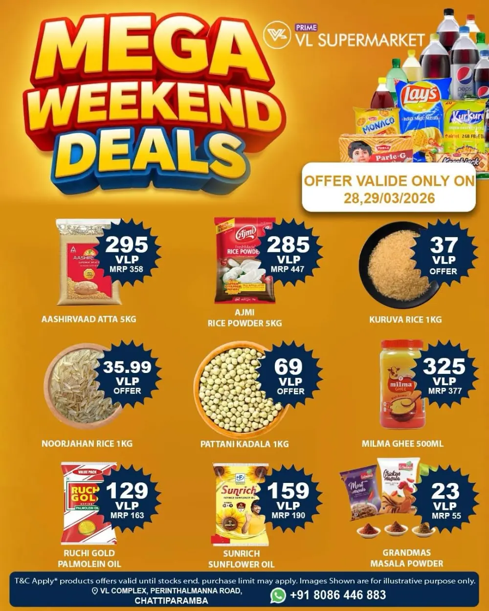 Mega weekend sale