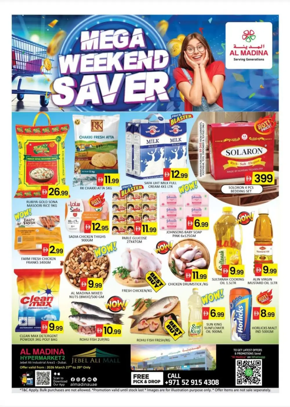 Al Madina Jebel Ali Mega Weekend Saver | Ends Sunday