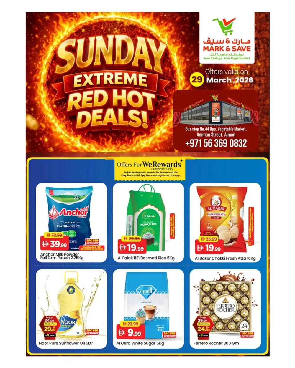 Mark & Save Ajman Red Hot Deals | Ends Sunday