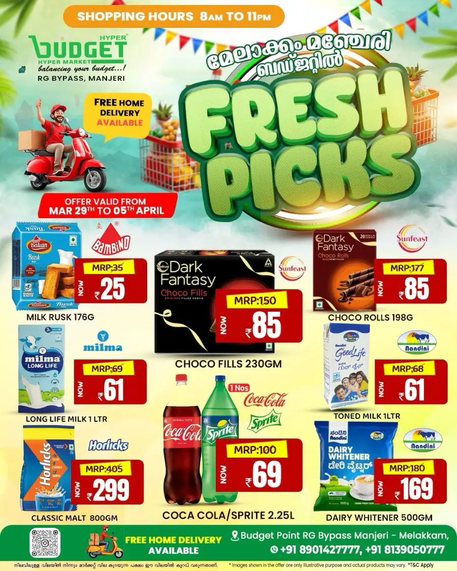 Budget Manjeri Fresh Picks | Ends April 05