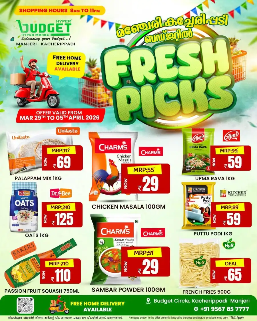 Budget Manjeri Fresh Picks | Ends Apr 05
