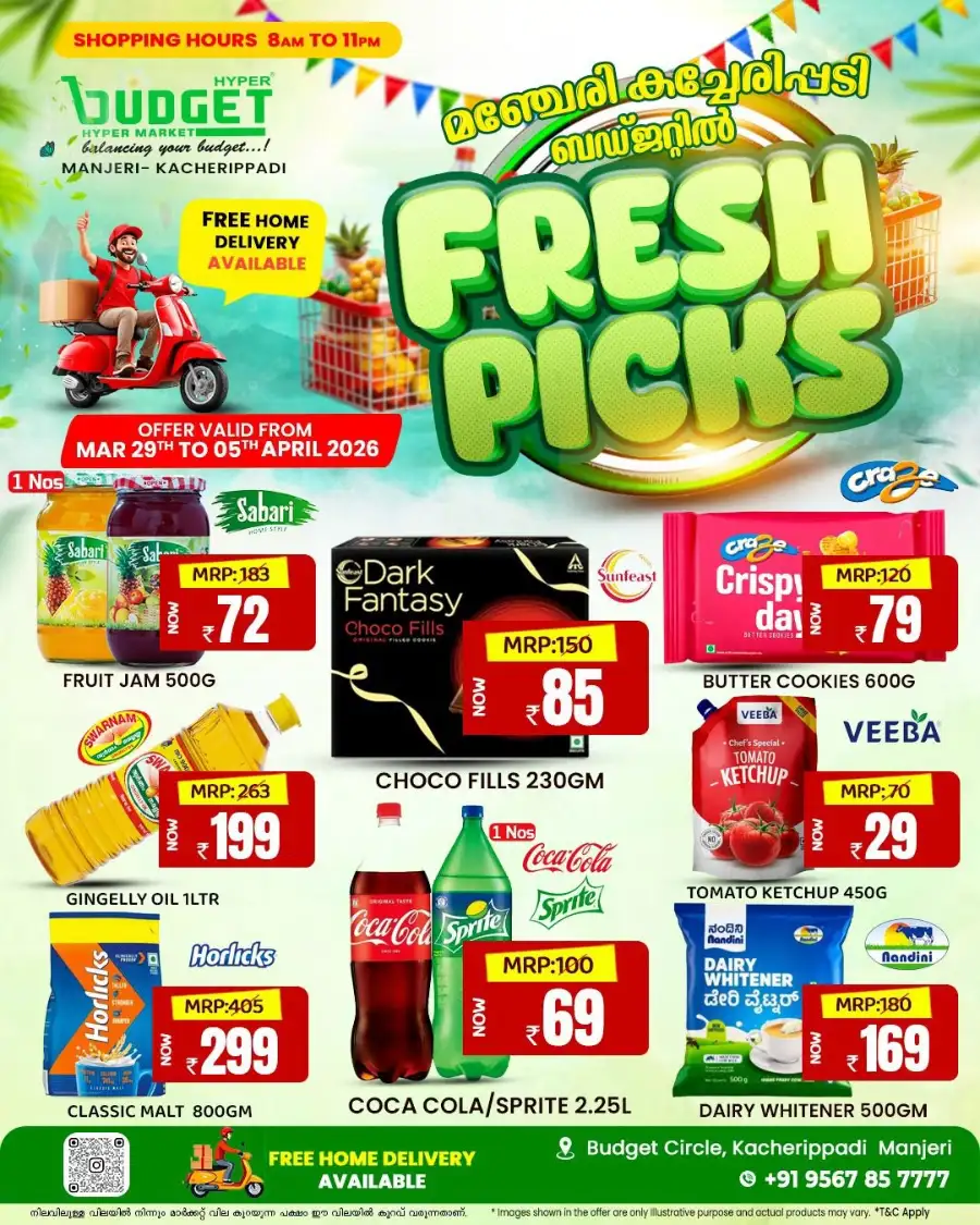Budget Manjeri Fresh Picks | Ends Apr 05