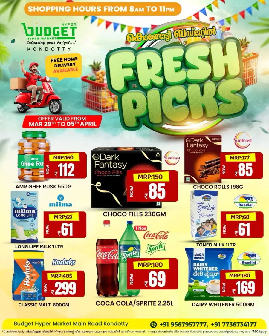 Budget Kondotty Fresh Picks | Ends Apr 05