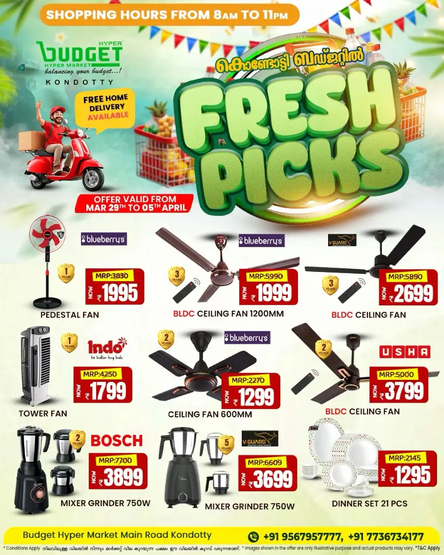 Budget Kondotty Fresh Picks | Ends Apr 05