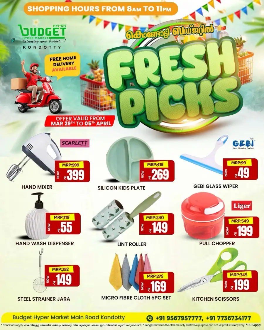 Budget Kondotty Fresh Picks | Ends Apr 05