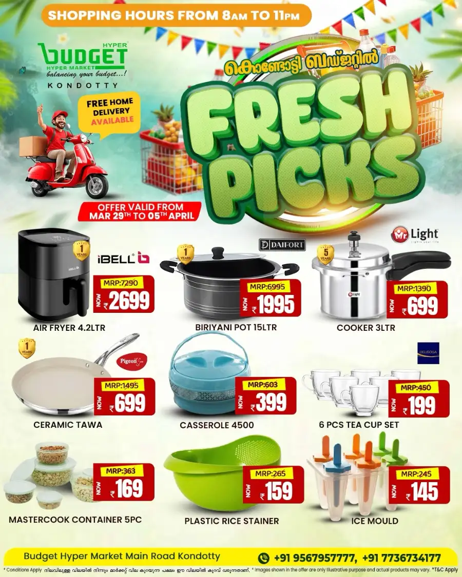Budget Kondotty Fresh Picks | Ends Apr 05