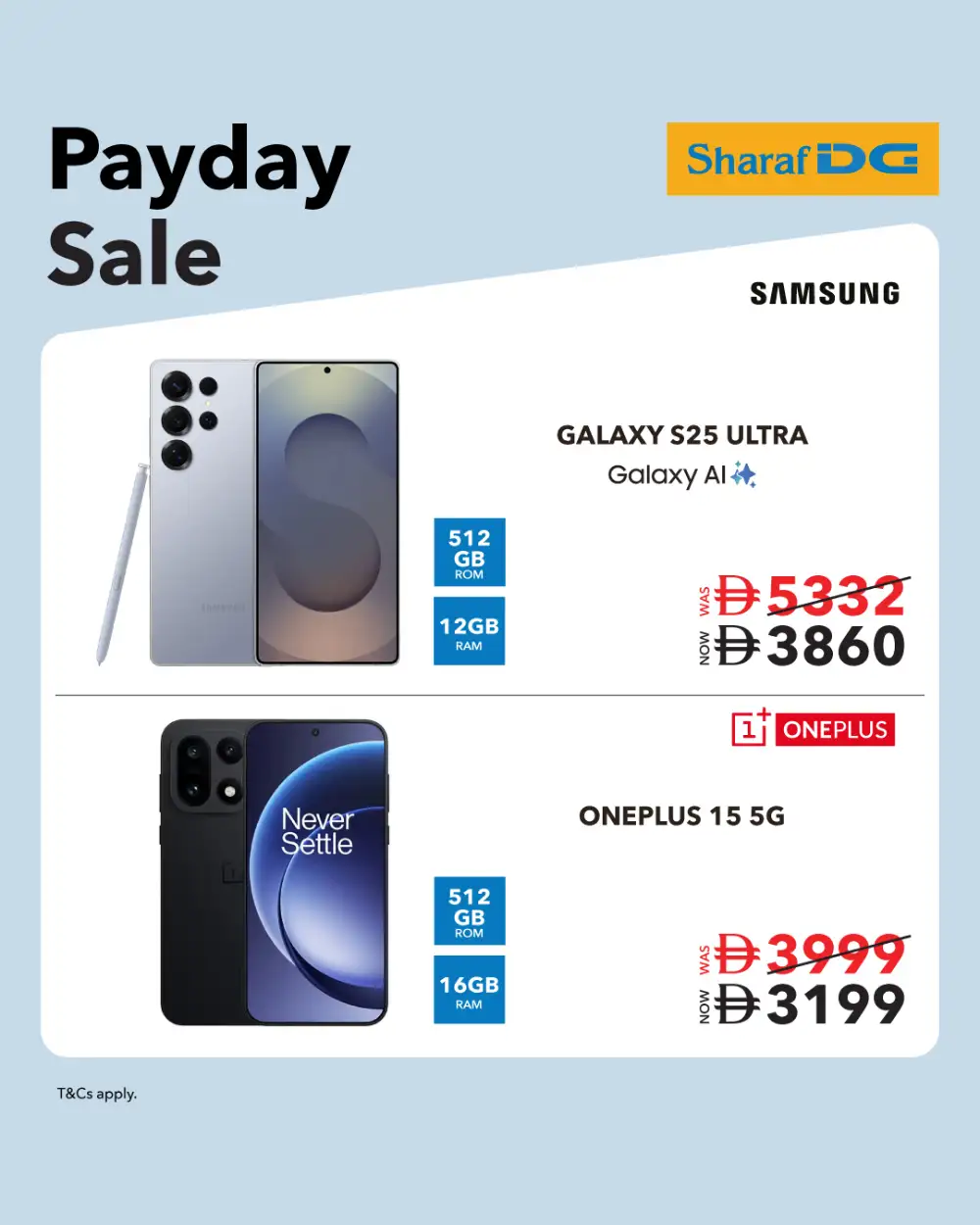 Sharaf DG Payday Sale Smartphone Deals | Limited Time