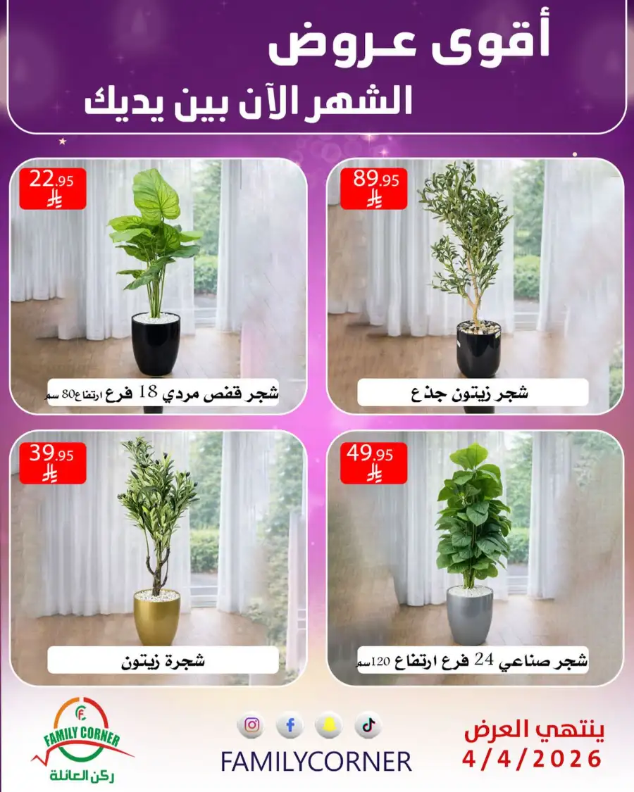 Family Corner Saudi Monthly Deals | Ends Saturday