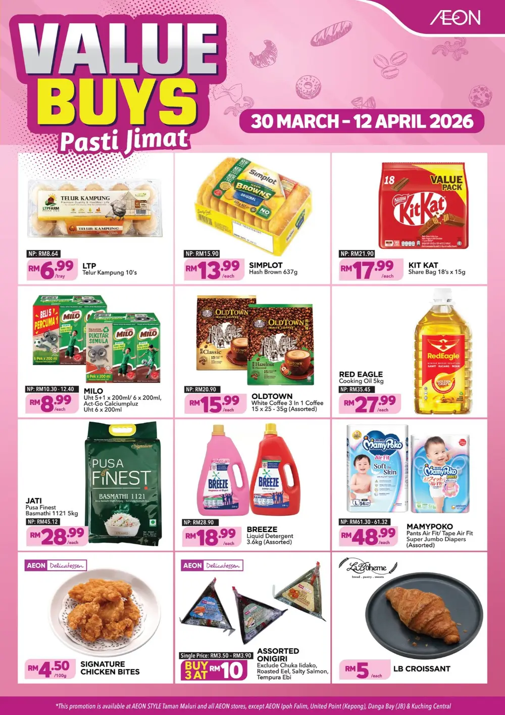 AEON Malaysia Value Buys | Ends 12 April