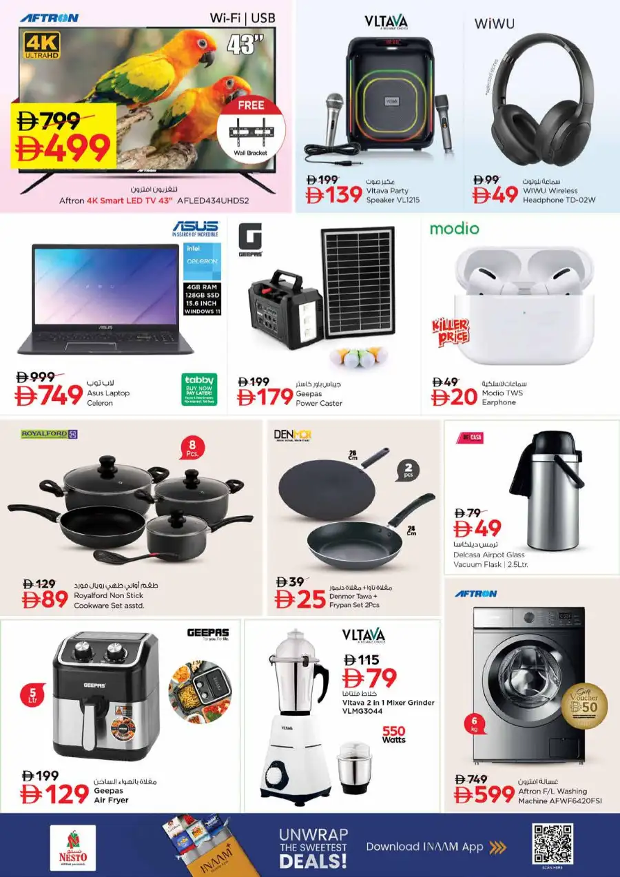 Nesto Sharjah Mia Mall Midweek Special Deals - March 30 to April 1