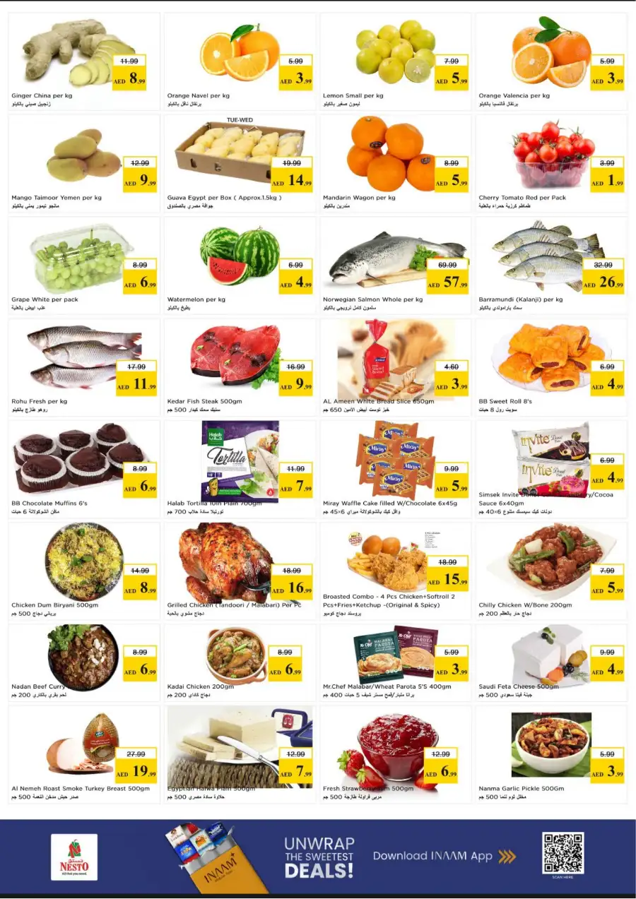 Nesto Sharjah Rolla Midweek Offers | Special Grocery Deals March 30 – April 1