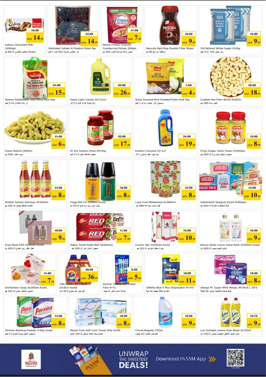 Nesto Sharjah Rolla Midweek Offers | Special Grocery Deals March 30 – April 1