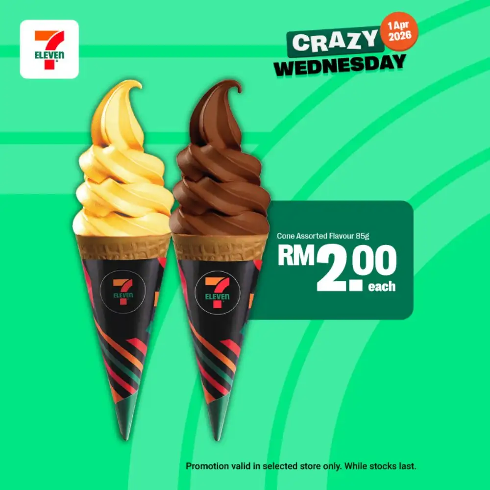 7-Eleven Malaysia Crazy Wednesday Deals | Ends Today