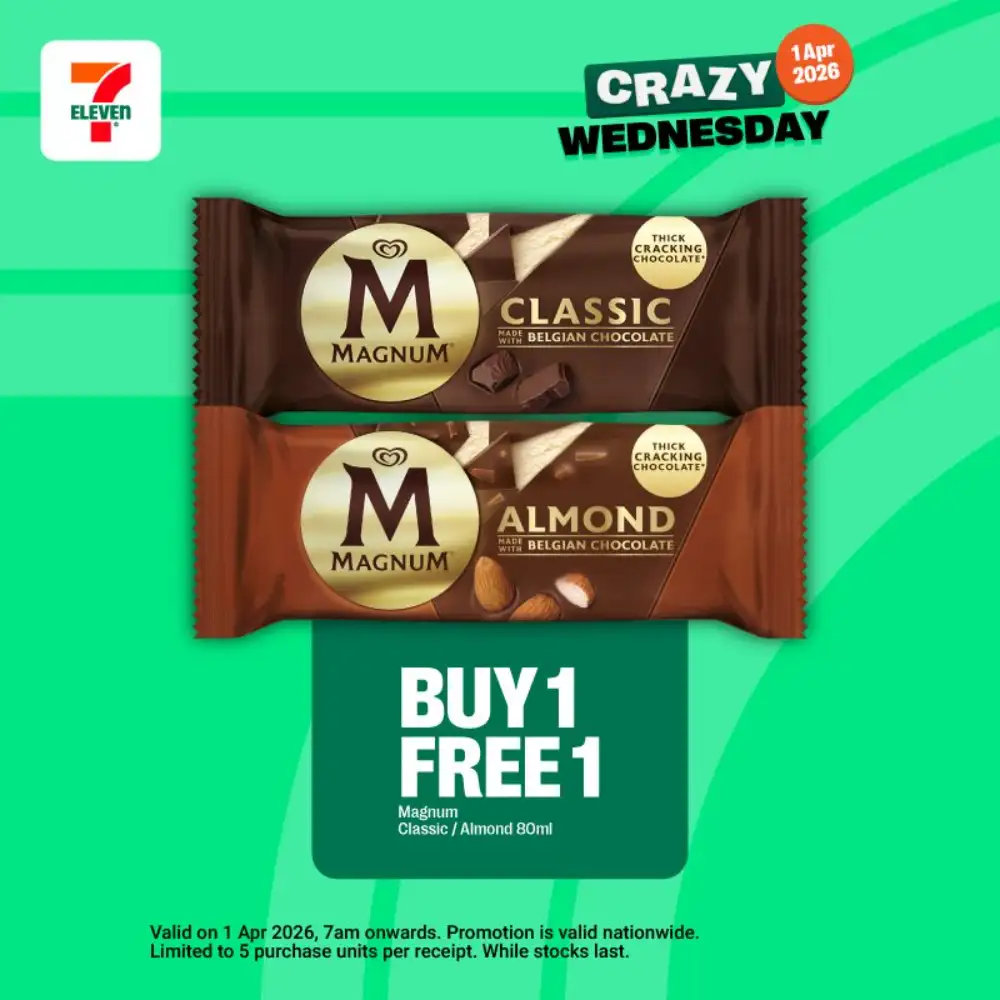 7-Eleven Malaysia Crazy Wednesday Deals | Ends Today