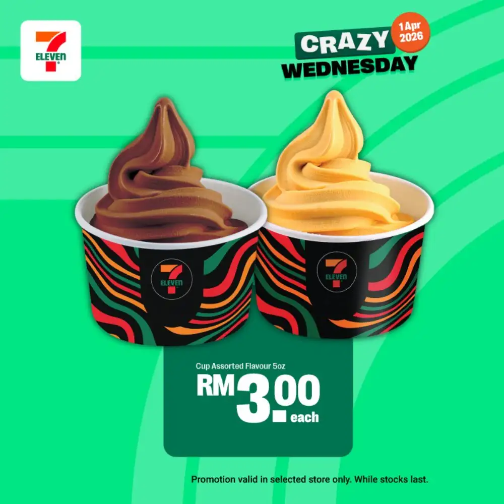 7-Eleven Malaysia Crazy Wednesday Deals | Ends Today