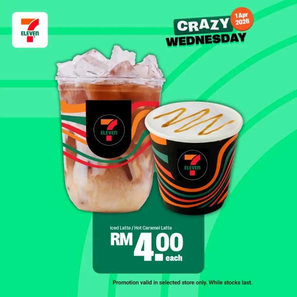 7-Eleven Malaysia Crazy Wednesday Deals | Ends Today