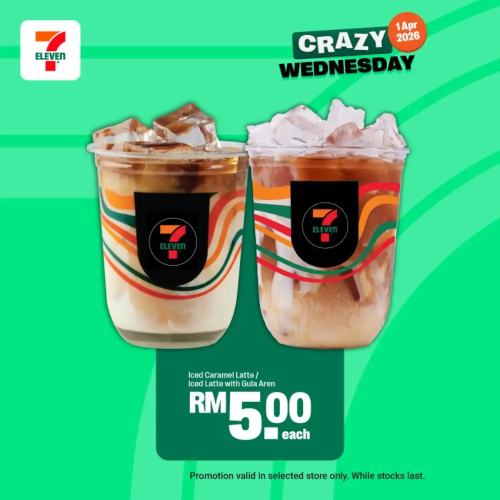 7-Eleven Malaysia Crazy Wednesday Deals | Ends Today