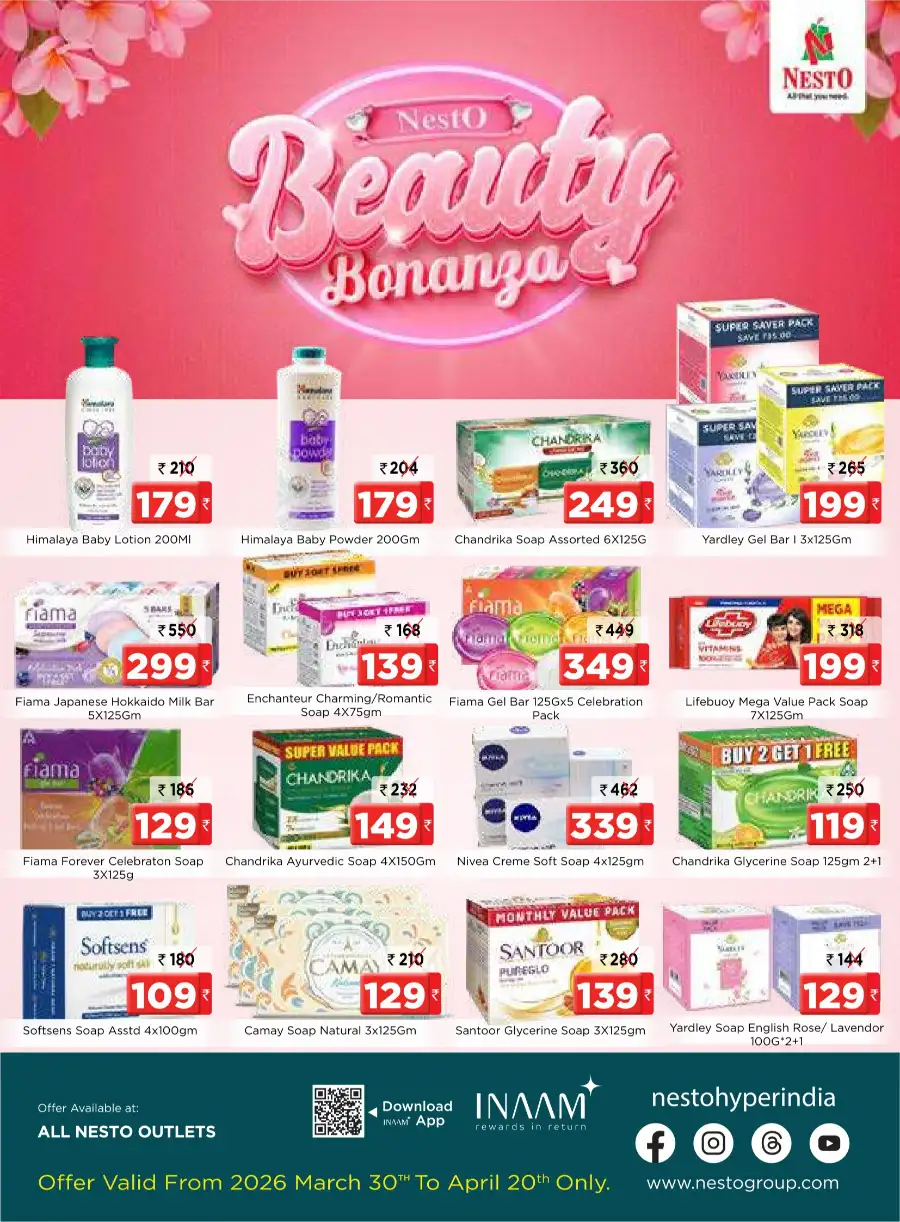Nesto Kerala Beauty Bonanza | Shop for ₹1 Deals