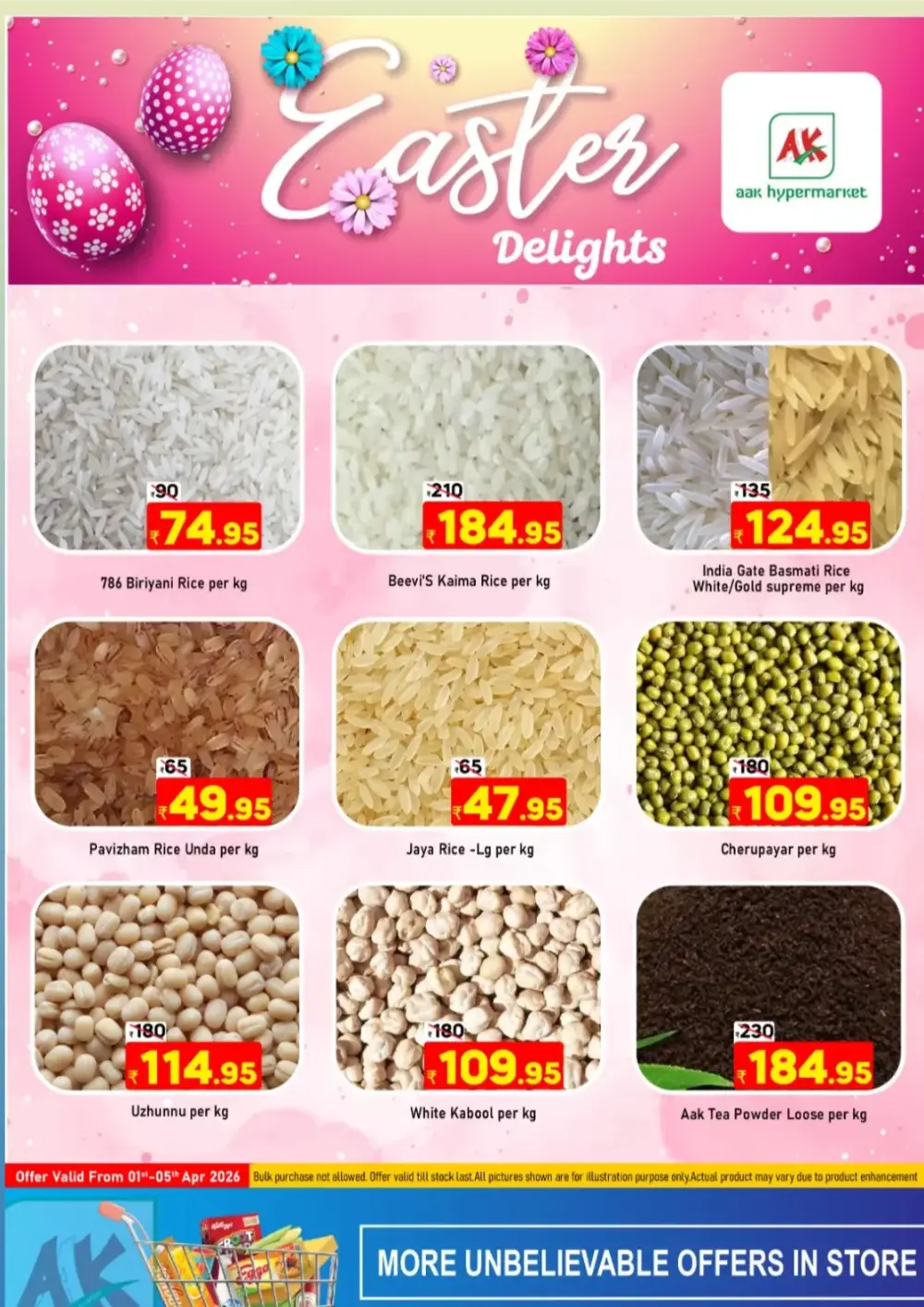 AAK Hypermarket Tirur Easter Offers | Ends April 5th