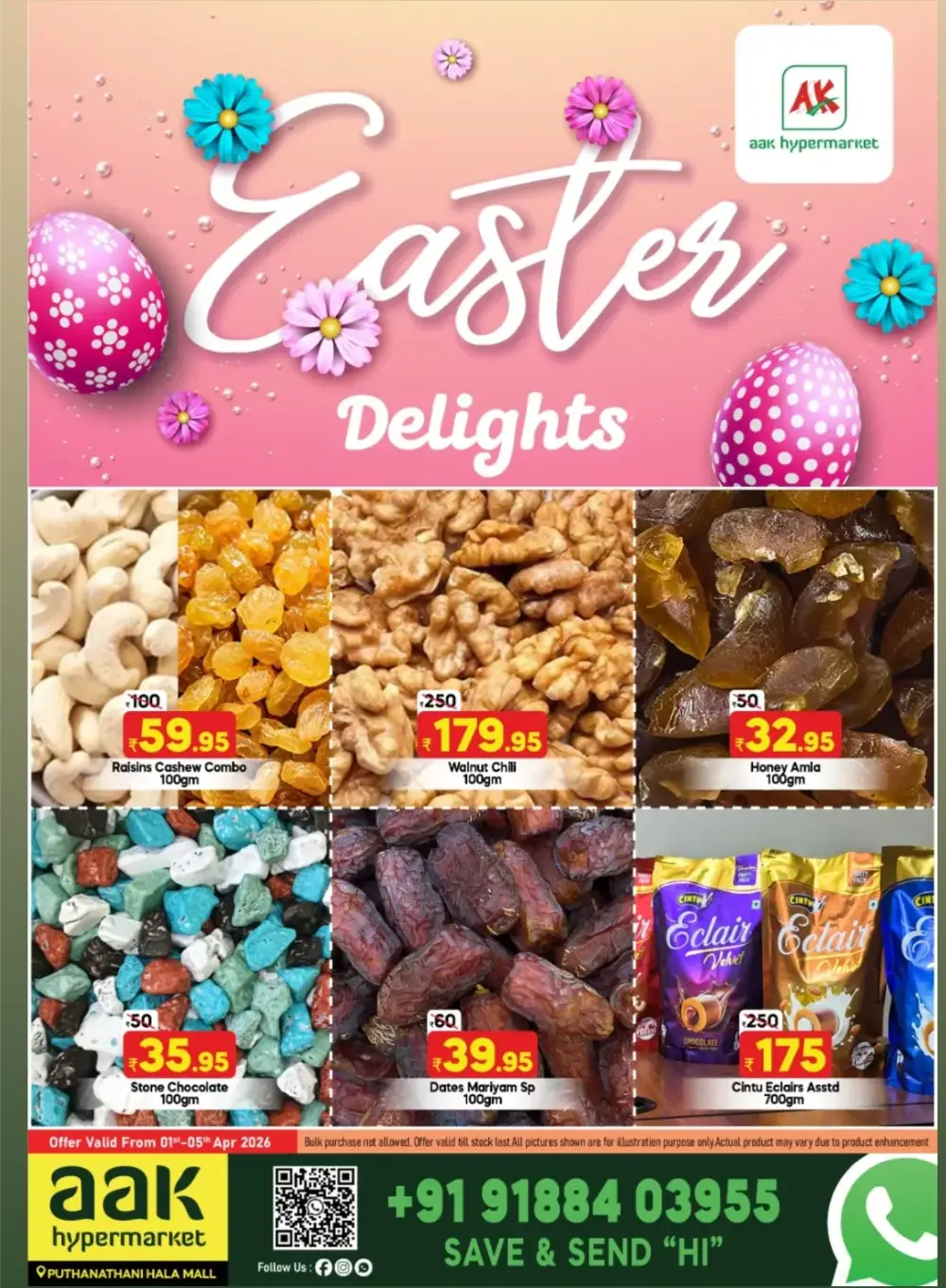 AAK Hypermarket Puthanathani Easter Offers | Ends April 5th