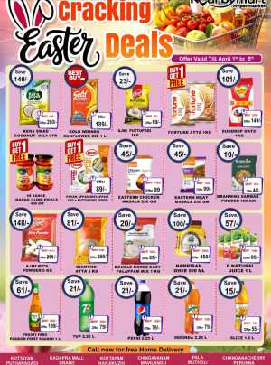 NearBy Mart Kottayam & Pala Easter Deals | Ends April 5 In Nearbymart Kottayam