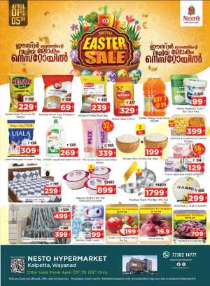 Nesto Kalpetta Easter Sale | Ends Sunday In Nesto Hypermarket Wayanad