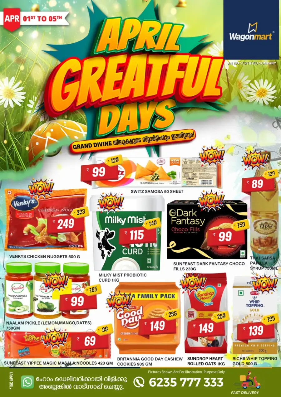 Wagonmart April Greatful Days | Ends Sunday