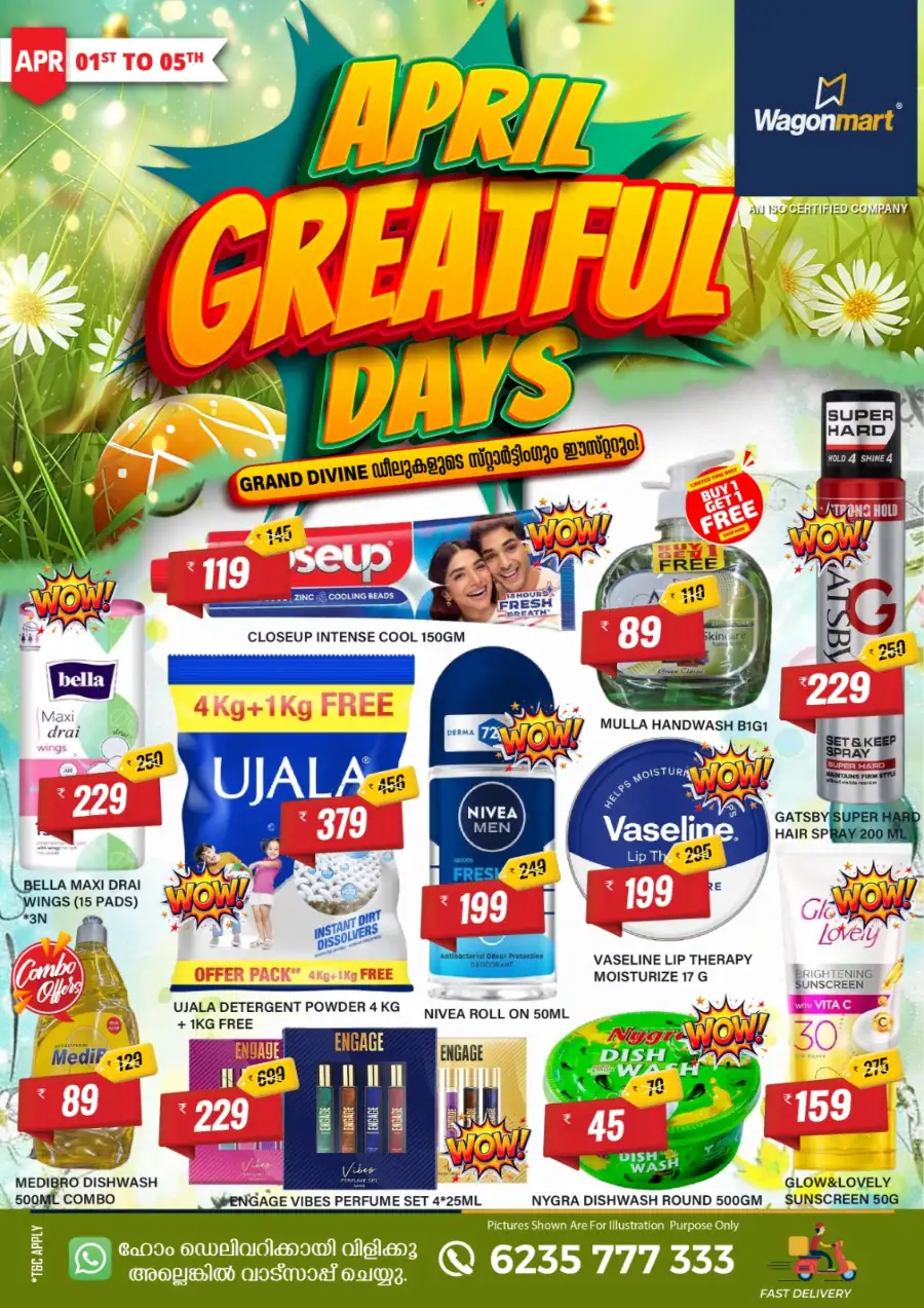Wagonmart April Greatful Days | Ends Sunday