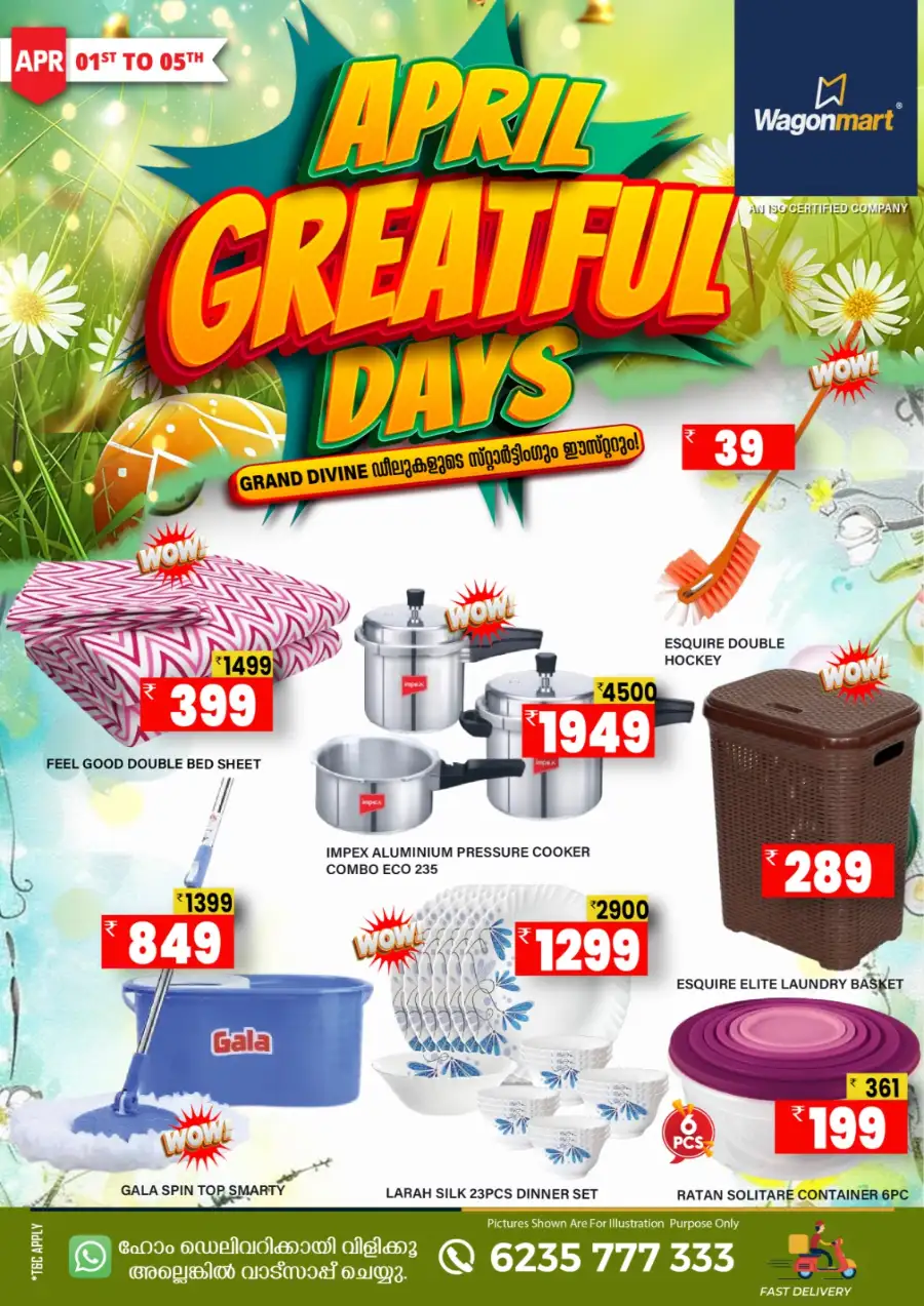 Wagonmart April Greatful Days | Ends Sunday