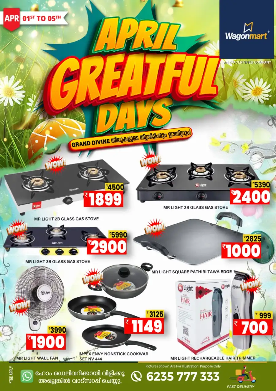 Wagonmart April Greatful Days | Ends Sunday