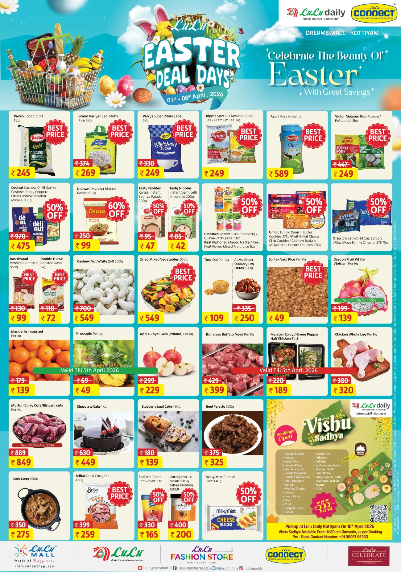 LuLu Daily Kottiyam Easter Deals | Ends April 8