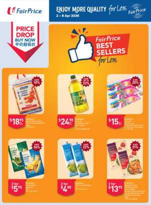FairPrice Singapore Best Sellers | Ends Wednesday In FairPrice Singapore